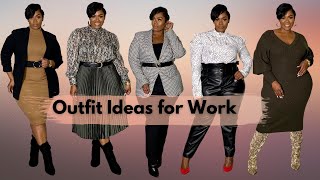 Work Outfit Ideas  Plus Size [upl. by Stucker]