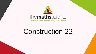 Construction 22 Orthocentre of a triangle [upl. by Soloman410]