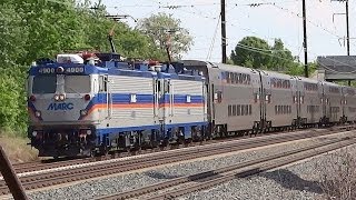 🚄🚅 Amtrak amp MARC Trains Through Harmans Maryland [upl. by Enimrej]