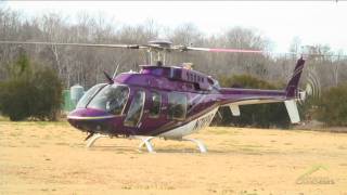 Helicopter Bell 407 Take Off [upl. by Laerdna]