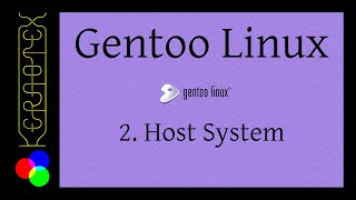 Gentoo 32bit and 64bit Installation 2 Host System [upl. by Verine]