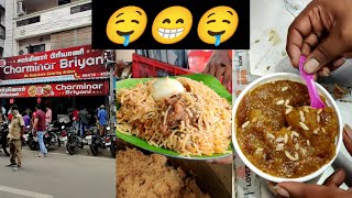 charminar biryani center  ultimate biriyani 🤤 Navigator Eats chickenbiryani breadhalwa shorts [upl. by Yazbak]