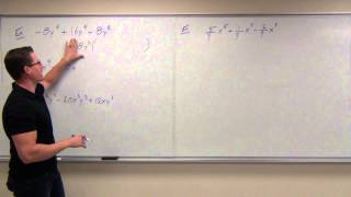 Intermediate Algebra Lecture 61 Factoring the Greatest Common Factor GCF [upl. by Einneg]