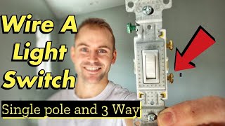 How To Wire A Light Switch [upl. by Akirat]