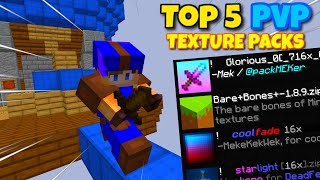 Top 5 16x PVP Texture Packs For Minecraft 189  Bedwars amp Skywars [upl. by Otrebcire774]