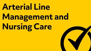 Arterial Line Management amp Nursing Care  NCLEX Review [upl. by Enail]