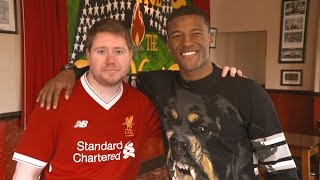 Gini Wijnaldum surprises LFC fan at the pub  Pure Liverpool FC [upl. by Thenna]