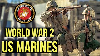 World War 2 Airsoft US Marines  Milsim WestGampG Armament 1945 World War 2 Airsoft Game [upl. by Hahcim]