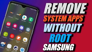 UNINSTALL SYSTEM APPS NO ROOT  SAMSUNG [upl. by Nagirrek769]