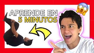 Como hacer un MORTAL ATRÁS en 5 MINUTOS muy FÁCIL [upl. by Eittap642]