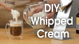 DIY whipped cream in 60 seconds [upl. by Iak]