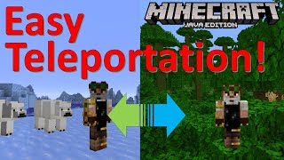 How To Teleport in Minecraft 114 Easy [upl. by Danyluk]