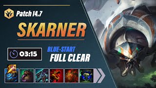 Reworked Skarner Jungle Clear Guide Patch 147 [upl. by Ioj]