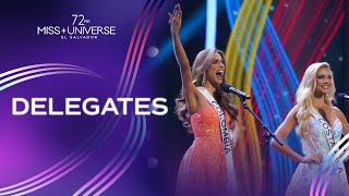 72nd MISS UNIVERSE  Delegate Intros  Miss Universe [upl. by Kenric]