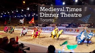 Family Travel Medieval Times Dinner Theatre Toronto [upl. by Hguh]