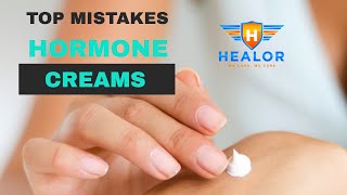 Top Mistakes to Avoid When Applying Hormone Creams [upl. by Nylzor]