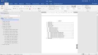 Cómo hacer un índice en Word [upl. by Quirk]