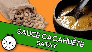 Sauce cacahuète satay  Astuce YouCook [upl. by Liuqa597]