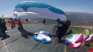 Parapente Despegues con ventarron [upl. by Idnam795]