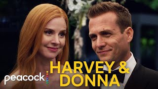 Suits  Donna and Harveys Relationship Timeline [upl. by Trainer203]