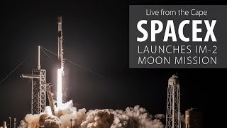 Watch live SpaceX Falcon 9 rocket launches IM2 Moon mission from Kennedy Space Center [upl. by Lugo]