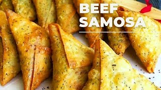 BEEF SAMOSA STEP BY STEP [upl. by Auginahs512]