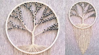 DIY atrapasueños quotARBOL DE LA VIDAquot [upl. by Burgwell]