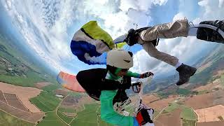 Colombia paragliding crash [upl. by Ataga]