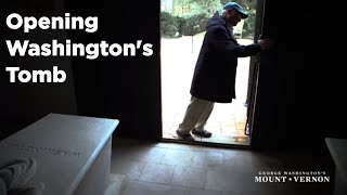 Opening George Washingtons Tomb [upl. by Kcireddor]