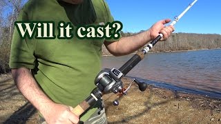 Can you distance cast a line counter reel Okuma Coldwater test [upl. by Eolcin]