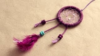 Atrapasueños  Dreamcatcher howto  Craftingeek [upl. by Ykcul]