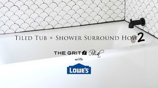 How to Tile a TubShower Surround [upl. by Windsor]