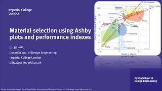 How to select materials using Ashby plots and performance indexes [upl. by Dirrej776]