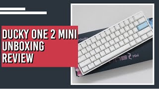 Ducky One 2 Mini  Pure White  Unboxing  Review  Testing [upl. by Porcia205]