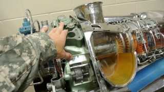 How A Gas Turbine Eninge Works Bell 206 Helicopter [upl. by Herculie]