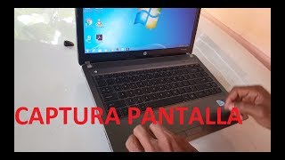 Como hacer captura de pantalla en hp probook EN CUALQUIER COMPUTADORA Método universal [upl. by Giess]