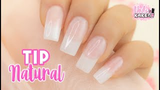 UÑAS ACRILICAS para PRINCIPIANTES  TIP NATURAL [upl. by Annaira]