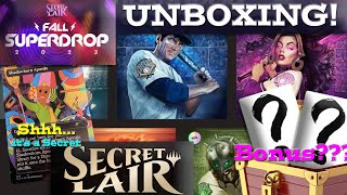 UNBOXING MTG Secret Lair FALL Superdrop 2023 Bonus Cards [upl. by Bart]