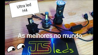 Melhores Ultra LEDs H4 para Moto e Carro [upl. by Xaviera]