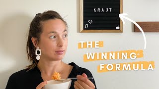 The Best Sauerkraut Recipe I Know  Easy Sauerkraut At Home [upl. by Fonville]