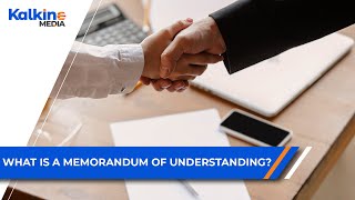 What is a Memorandum of Understanding MOU [upl. by Yenobe585]