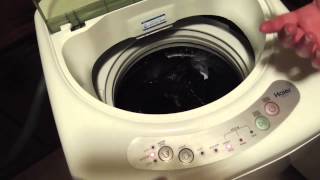 The Awesomeest Haier HLP21N Portable Washer Review Ever [upl. by Ahseeyt]