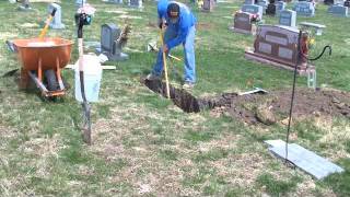 How to Install a monument in a cemetery tflv [upl. by Millburn]