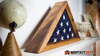 How to Build a Memorial Flag Display Case [upl. by Eilyak]