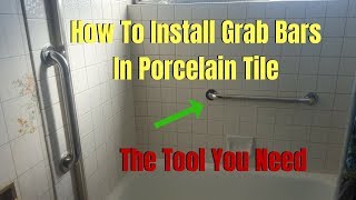 How To Install Bathroom Grab Bars [upl. by Lrigybab]