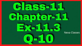 Ex113 Q10 Class 11  Conic Section  NCERT Math [upl. by Yuille128]