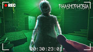 We Found A DEMON GHOST At 3AM Phasmophobia [upl. by Reerg79]