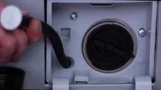 Cleaning the Button Trap  Haier WasherDryer Combo HLC1700AXS amp HLC1700AXW [upl. by Ark]