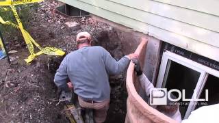 How To Install a Basement Egress Window  Shelburne Vermont [upl. by Rehm]