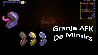 Granja AFK de mimics │Terraria 1412 [upl. by Endres]